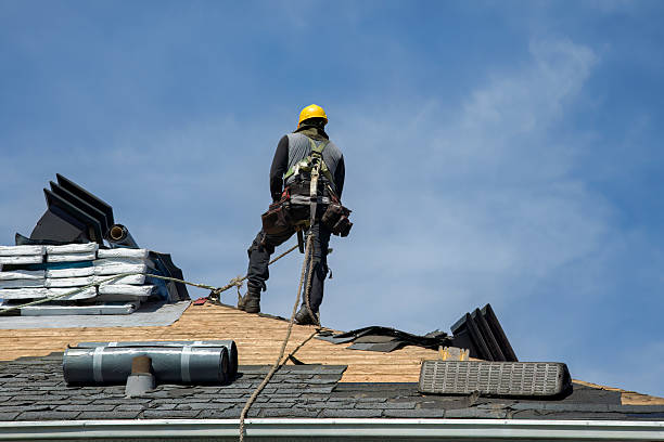 Professional Gutter Installation technician working in Annapolis Junction, MD